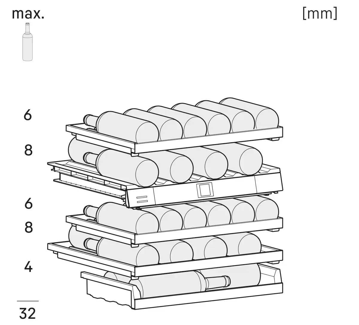 Liebherr UWpri 3662 - Схема встраивания 2