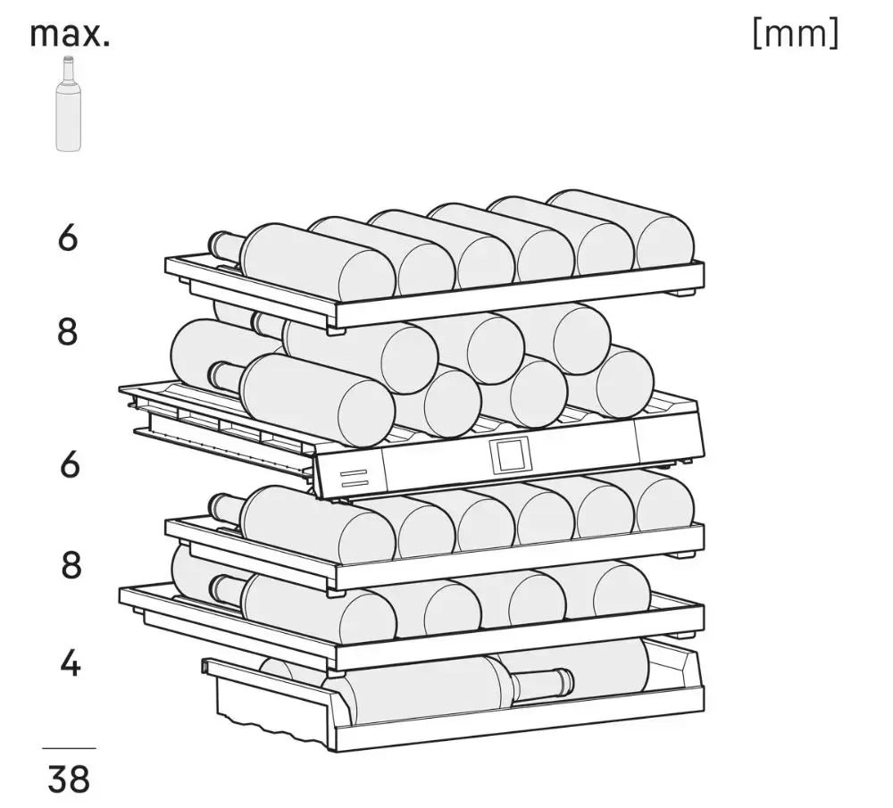 Liebherr UWpri 3762 - Схема встраивания 2