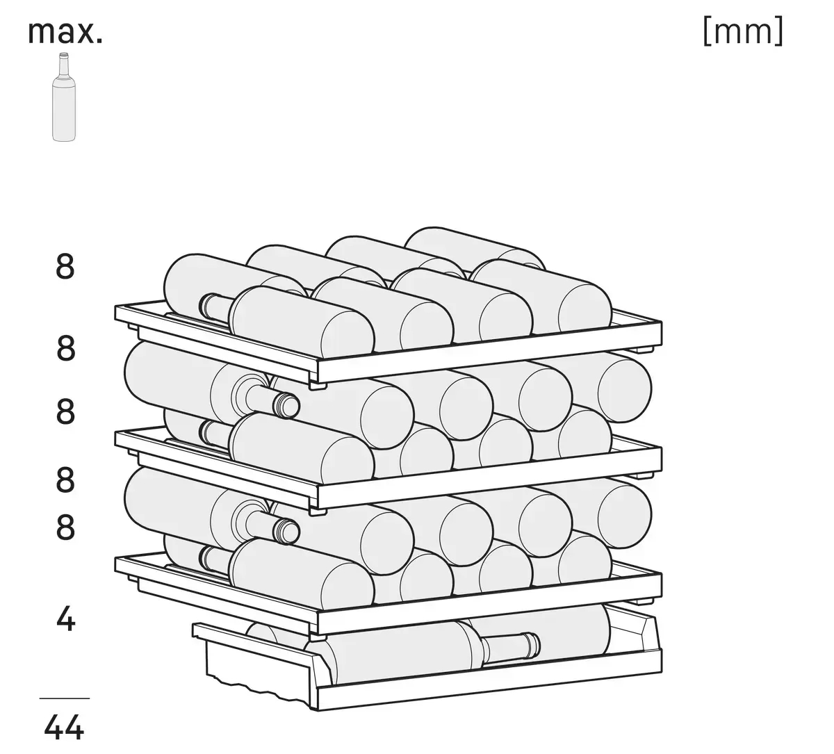 Liebherr UWpri 3661 - Схема встраивания 2