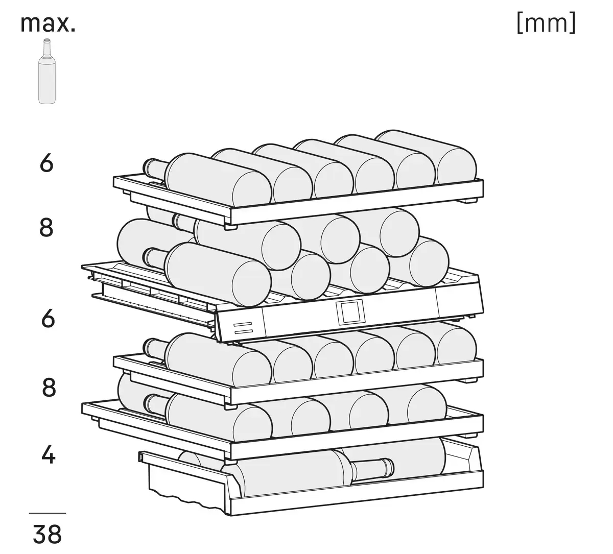Liebherr UWgbi 3782 - Схема встраивания 2