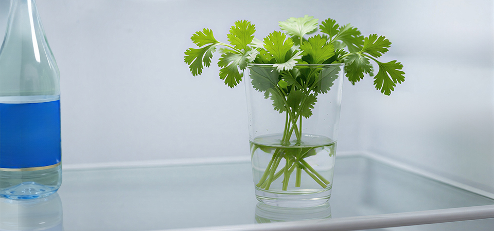 Как хранить свежую кинзу в холодильнике