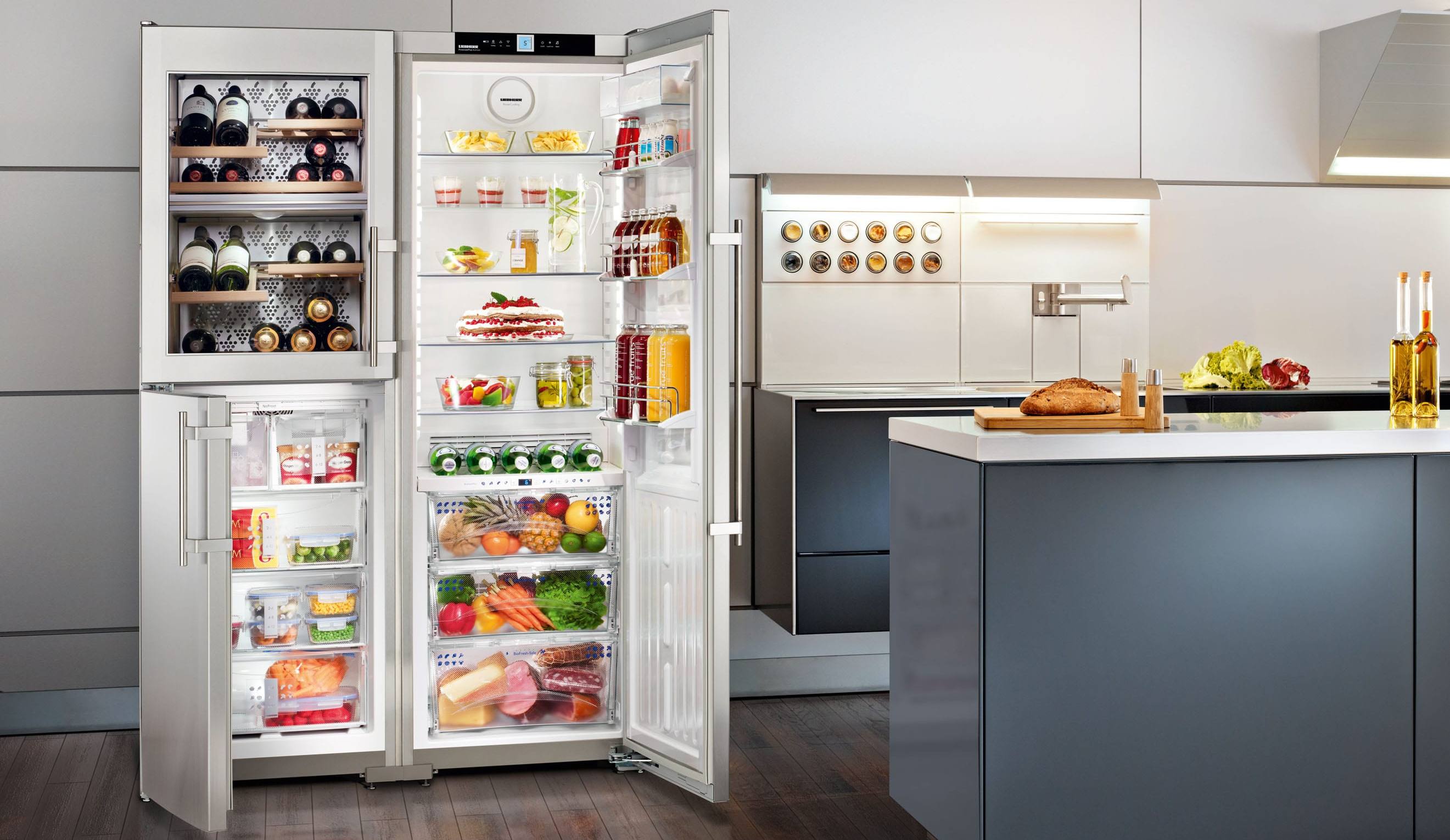 Новые модели холодильников Side-by-Side от Liebherr в 2021 году