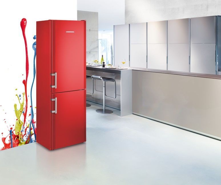 Красные холодильники Liebherr