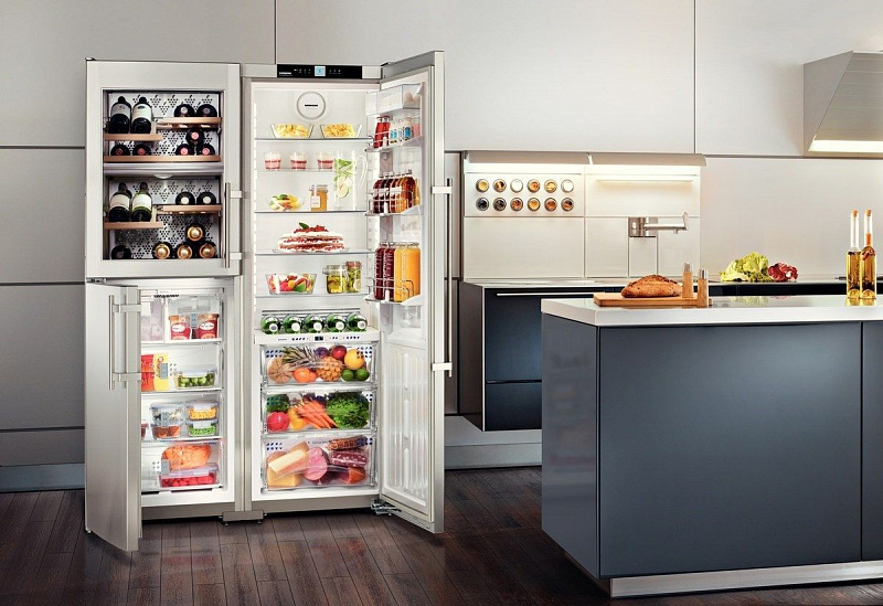 Холодильники Liebherr с винным шкафом