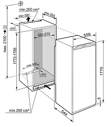 Встраиваемый холодильник Liebherr IKB 3554