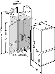 Встраиваемый холодильник Liebherr ICUS 3013
