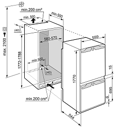 Встраиваемый холодильник Liebherr ICBN 3356