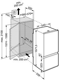 Встраиваемый холодильник Liebherr ICUS 2913